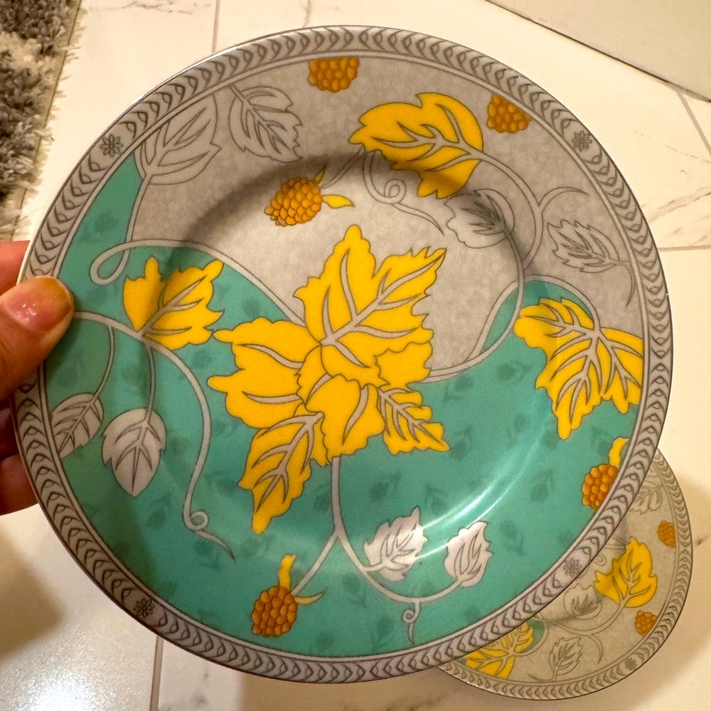 Dessert plates. Salad plates crockery tea set